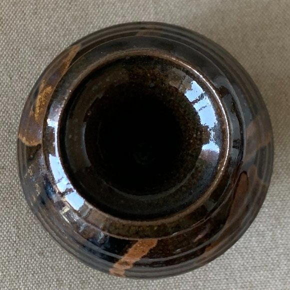 Vintage Vase Handmade Glazed Studio Pottery Signed Ceramic - Picture 3 of 4